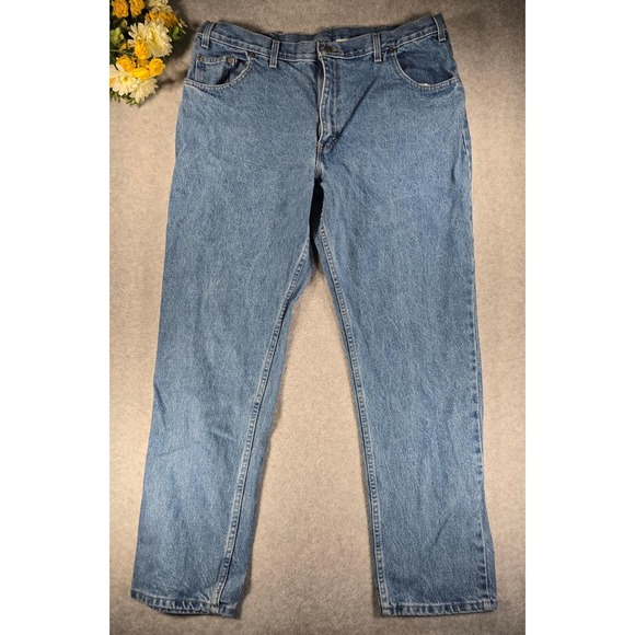 Vintage Y2K Faded Glory Original Fit Mens Jeans Denim 40 x 32 Cotton Made USA - Picture 2 of 15